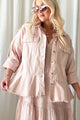 Ellison cotton jacket, light pink