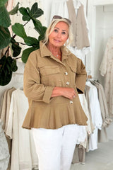 Ellison cotton jacket, savanna