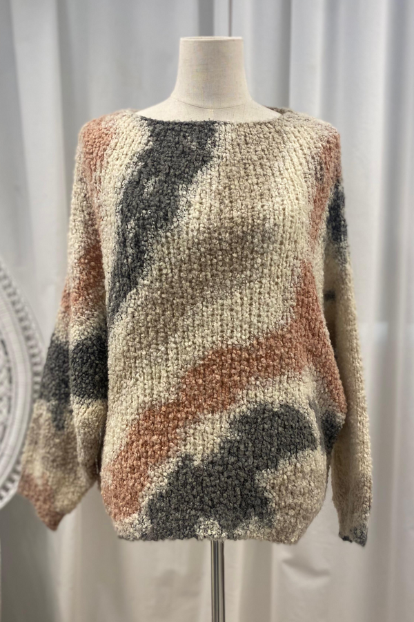 Eloria jumper, taupe/brown