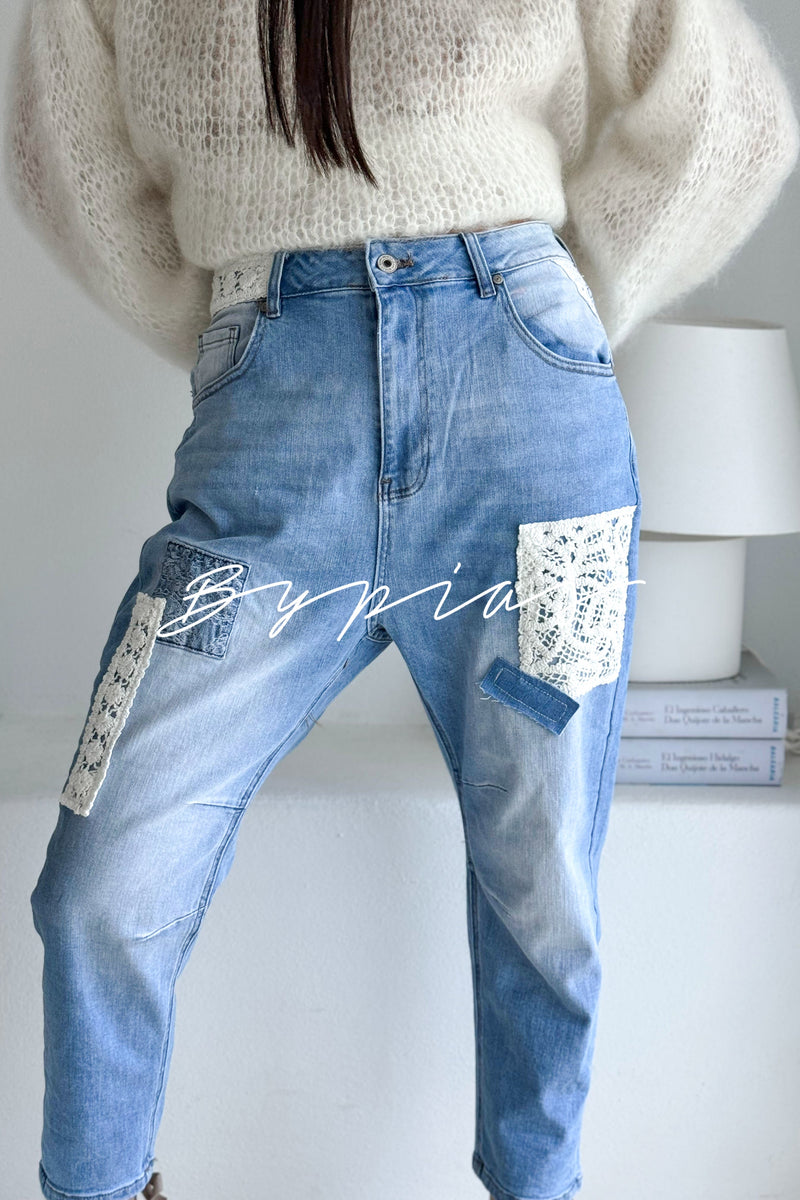 Crochet jeans