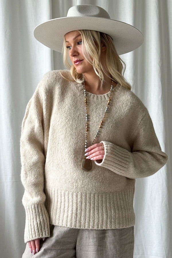 Feel me jumper, beige