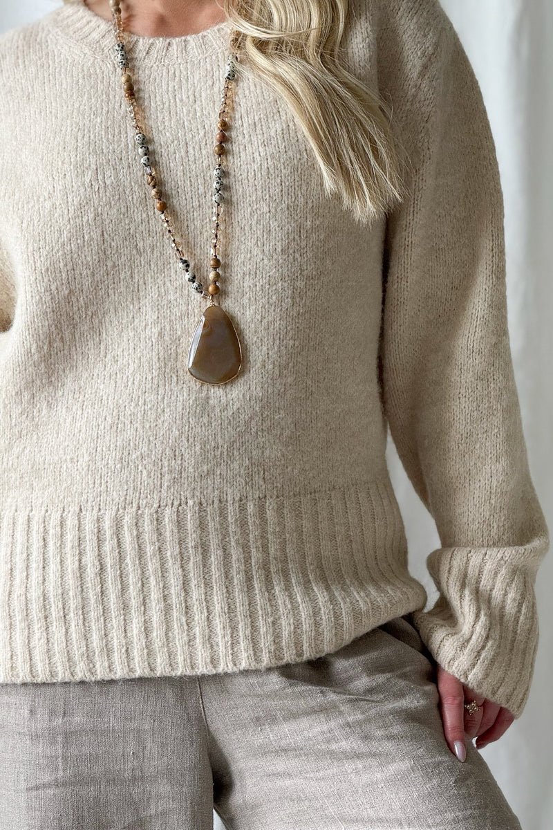Feel me jumper, beige