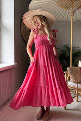 Florentino pellavamekko, malibu pink