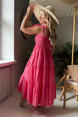 Florentino pellavamekko, malibu pink