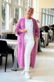 Forever in Love cardigan, violet