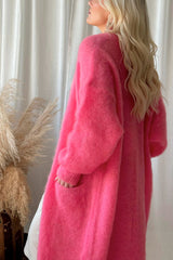 Forever in Love cardigan, bubble pink