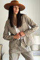 Frances blazer, taupe
