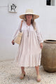 Free spirit cotton dress, beige
