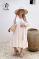 Free spirit cotton dress, cream