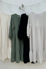 Free spirit puuvillamekko, beige