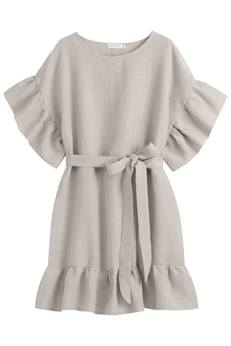 Fresca linen dress, natural