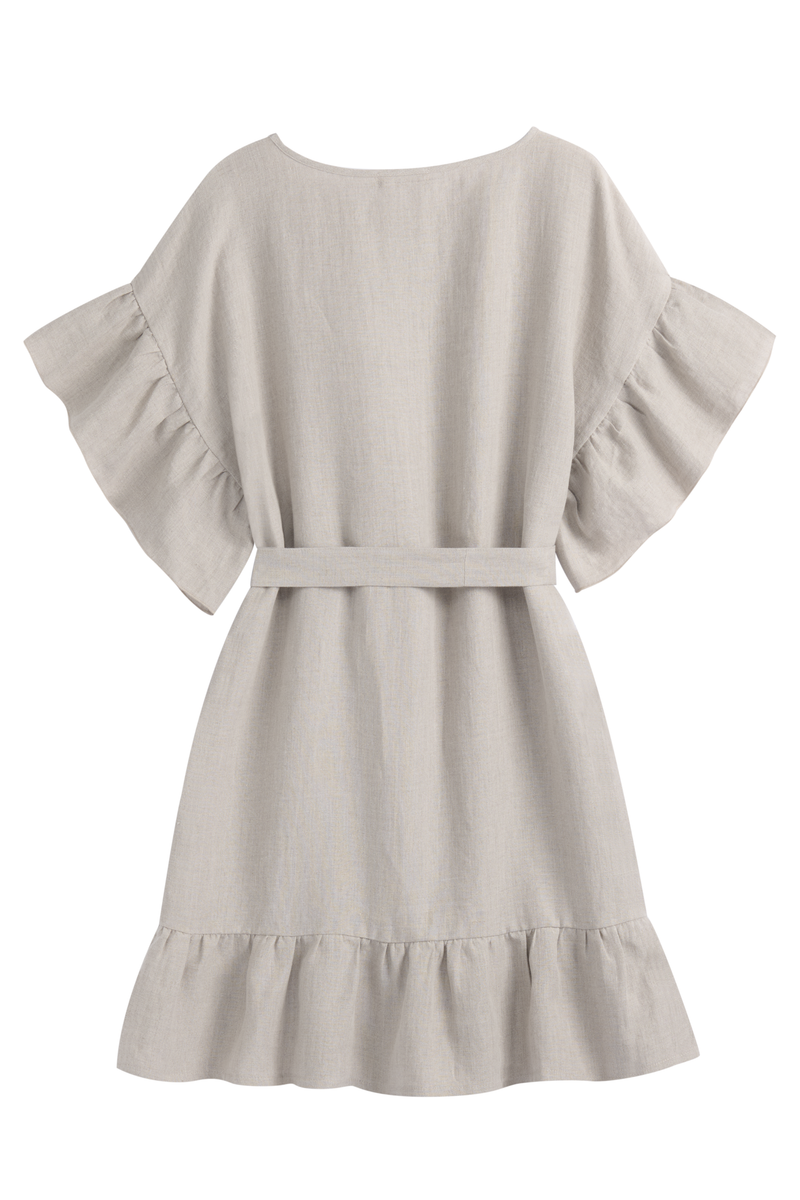 Fresca linen dress, natural