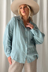 Friday pellavapaita, denim blue