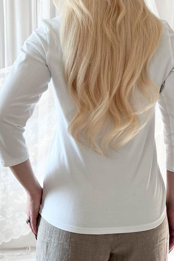 Gemma bamboo paita, valkoinen