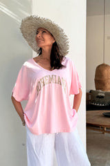 Bohemiana glitter t-shirt, light pink