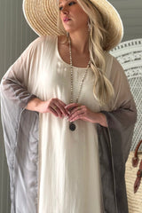 Golden Hour kaftaani, gradient silverpink