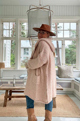 Good Times cardigan, light pink