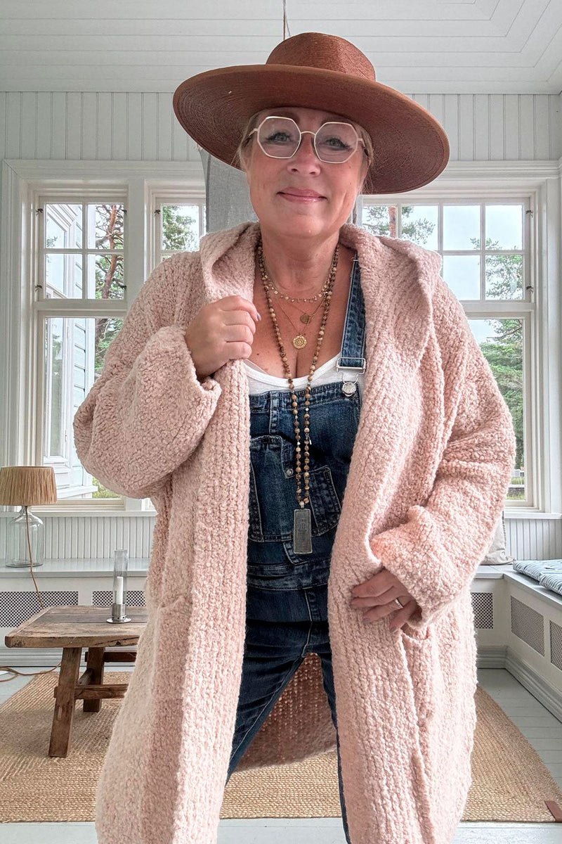 Good Times cardigan, light pink