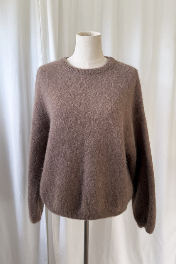 Gretta alpaca jumper, mocha