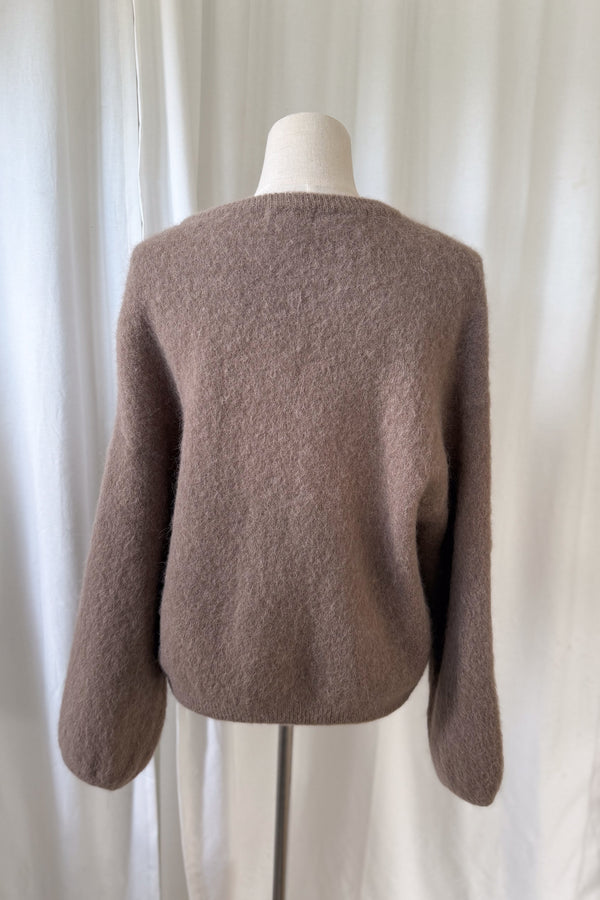 Gretta alpaca jumper, mocha