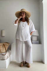 Habitat linen shirt, white