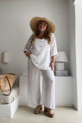Habitat linen shirt, white