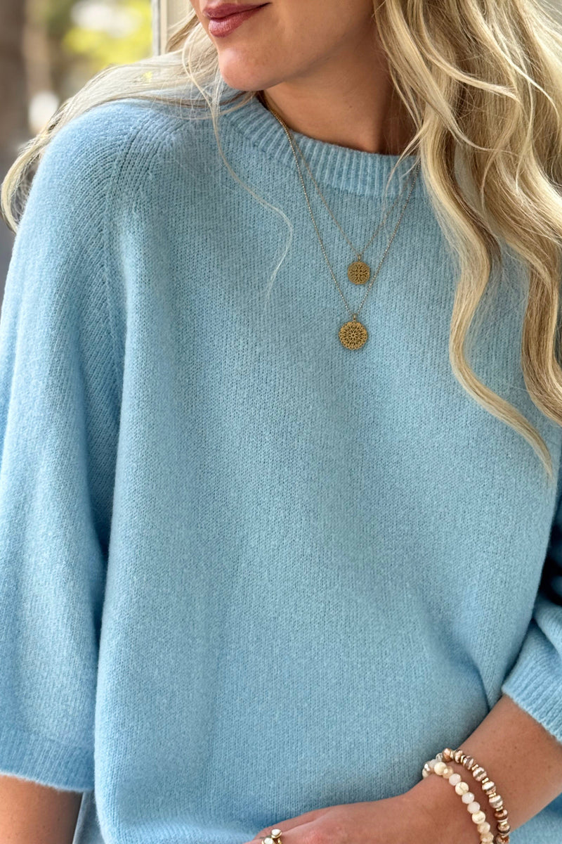 Hanko Dreams alpakkaneule, light blue
