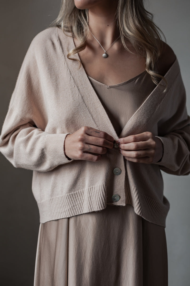 Harmonia neuletakki, beige