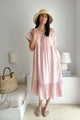 Haze dream linen dress, light pink