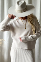 Honeybun neule, light beige