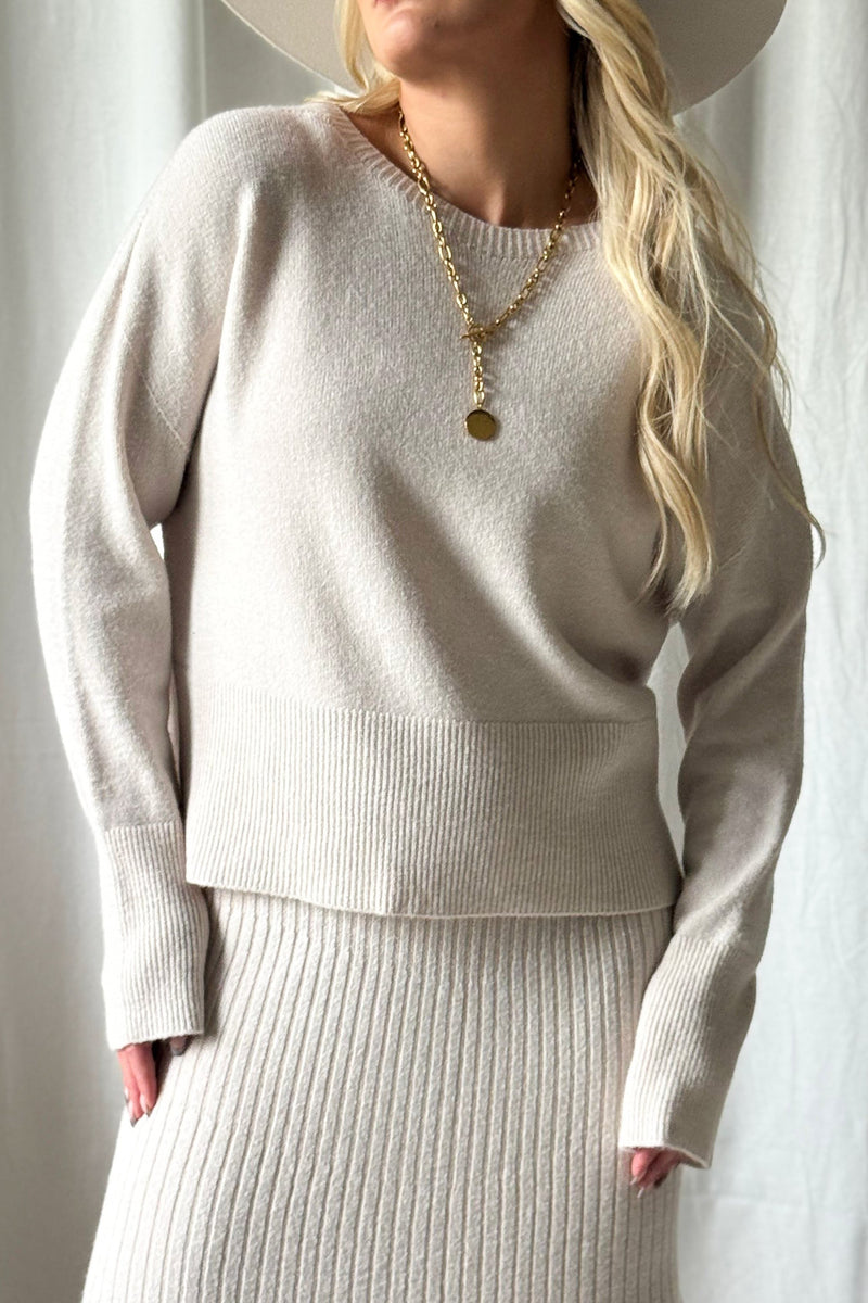 Honeybun neule, light beige