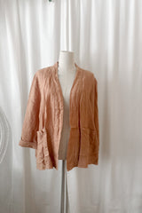 Adalyn linen jacket, powder