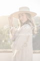 Analise linen shirt, powder