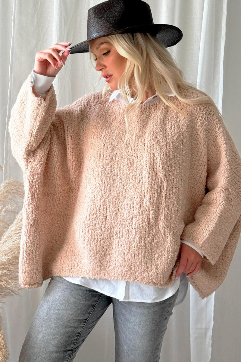 Indie knit, light pink