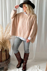 Indie neule, light pink