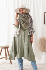 Mystique wool scarf, green