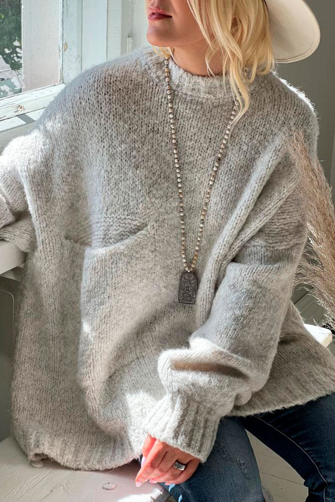 Isabella neule, harmaa