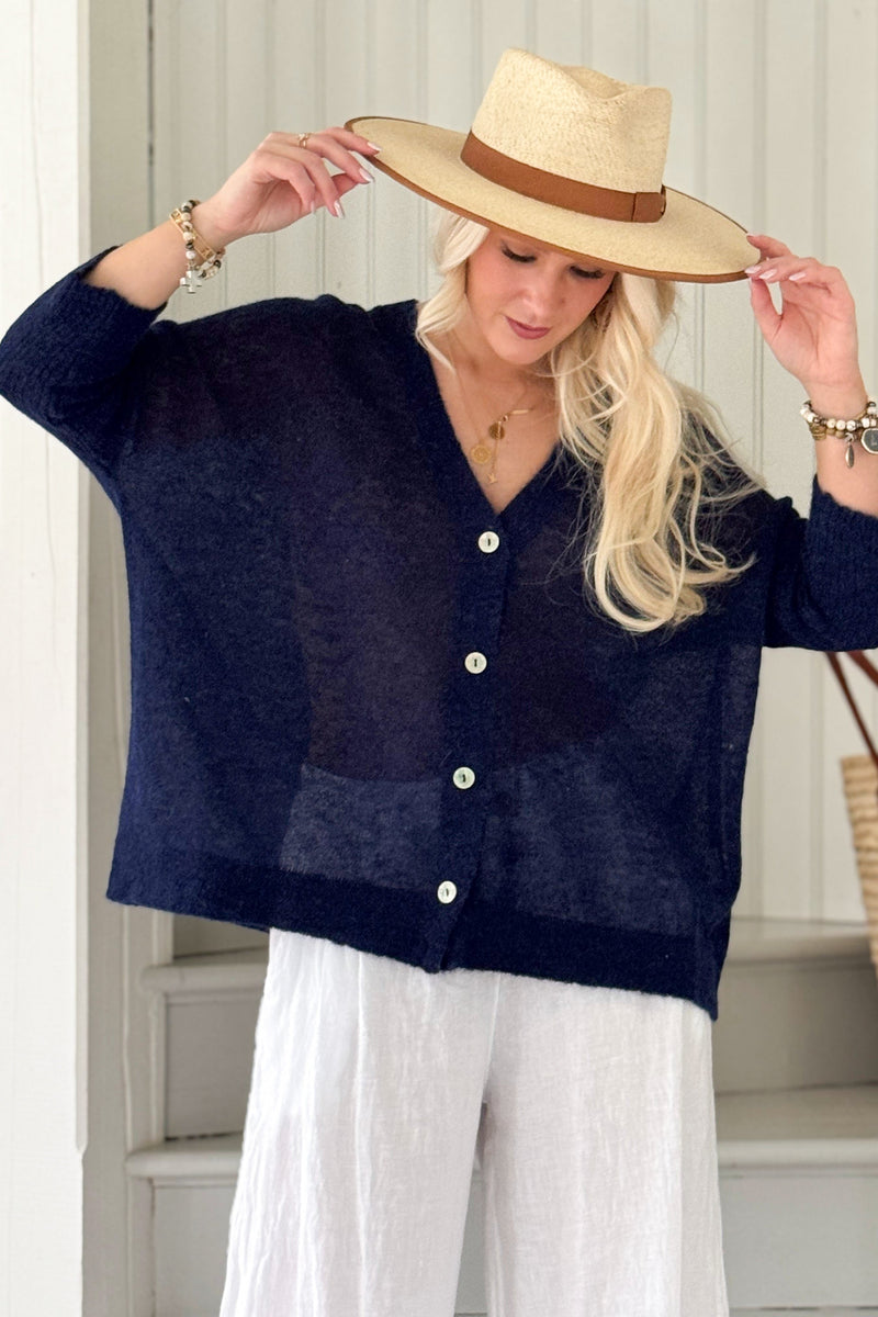 Isadora neuletakki, navy