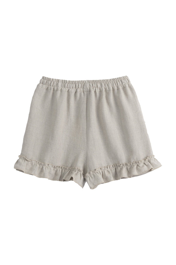 Isolde linen shorts, natural