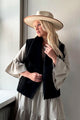 Jenna vest, black