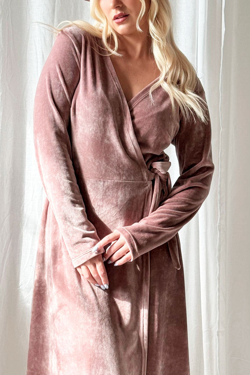 Jordyn velvet dress, pink