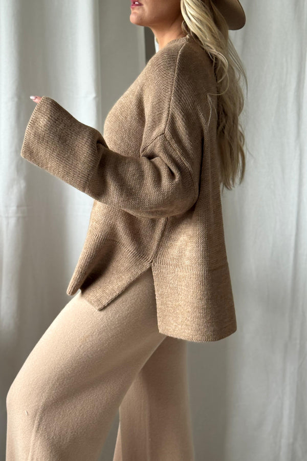 Josalie neule, beige
