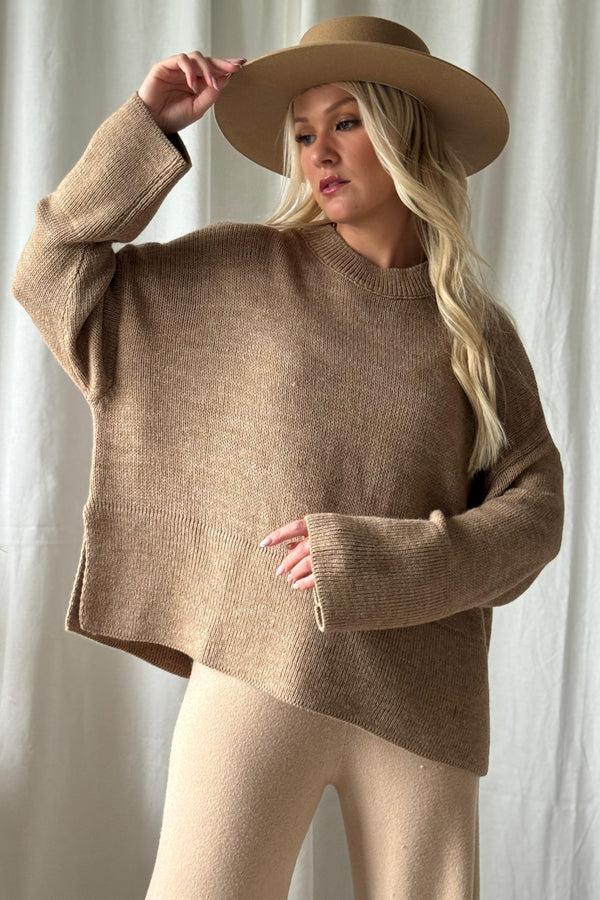 Josalie neule, beige