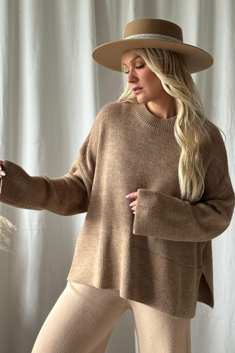 Josalie neule, beige