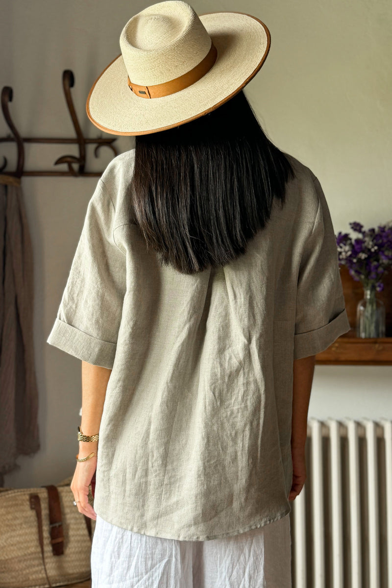 Junette linen shirt, natural