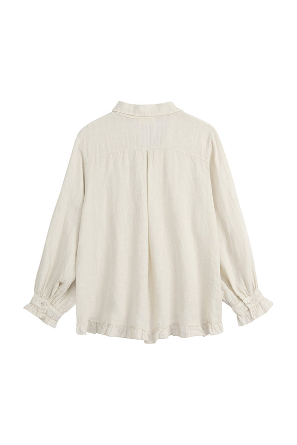 Juniee linen shirt, sand