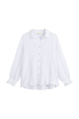 Juniee linen shirt, white