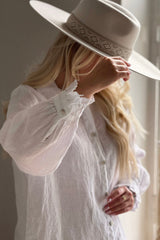 Juniee linen shirt, white