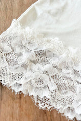 Lace Dreams top, off-white