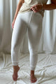 Bamboo Lace leggingsit, valkoinen